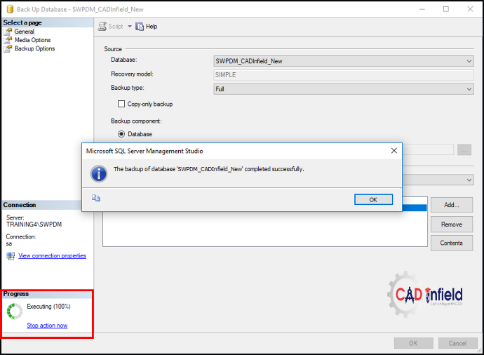 Solidworks PDM Backup